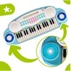 Malplay Vaikiškas pianinas - sintezatorius su mikrofonu ir kėdute - mėlynas Music