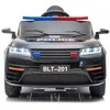 Lean Cars Vaikiškas policijos elektromobilis BLT-201, juodas