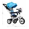 Blue Vaikiškas triratukas Ecotoys Mėlyna/Baltas