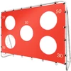 Futbolo vartai su taiklumo kilimėliu 215×153×76 cm