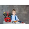 Didelis mechaninis variklis su priedais Lean Toys
