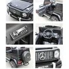 Vienvietis elektromobilis Mercedes G63 AMG 4x4, baltas