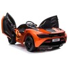 Vienvietis Elektromobilis vaikams "McLaren 720S", Lakuotas oranžinis
