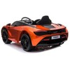 Vienvietis Elektromobilis vaikams "McLaren 720S", Lakuotas oranžinis