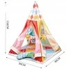 Žaidimų palapinė – lavinimo kilimėlis, tipis WIGWAM 2in1