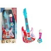 Lean Toys Vaikiška elektrinė gitara su mikrofonu