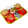 Lean Toys Žaidimų rinkinys su hamburgeriais ir gruzdintomis bulvytėmis