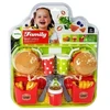 Lean Toys Žaidimų rinkinys su hamburgeriais ir gruzdintomis bulvytėmis