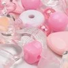 Dekoratyviniai karoliukiai RainBow® 10 vnt., šviesiai rožiniai