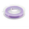 Elastingieij siūlai Nr. 50 karoliukų vėrimui RainBow® VERA V50 10 m, spalva šviesiai violetinė