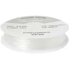 Elastingieij siūlai Nr. 60 karoliukų vėrimui RainBow® VERA V60 25 m, skaidrūs