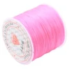 Elastingieij siūlai Nr. 70 karoliukų vėrimui RainBow® VERA V70 60 m, spalva šviesiai rožinė