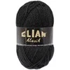 Mezgimo siūlai Elian Klasik 50 g, spalva 217 juoda