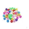 RAINBOW Akriliniai karoliukai Emoji Smiley 10x6 mm 20 vnt., įvairių spalvų