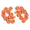 RAINBOW Akriliniai karoliukai Emoji Smiley 10x6 mm 20 vnt., spalva oranžinė