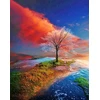 RAINBOW Deimantinio paveikslo-mozaikos 5D rinkinys (akučių klijavimas) 30x40 cm DK41278