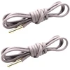 RAINBOW Elastiniai apvalūs batraiščiai 3 mm 90 cm su metaliniais antgaliais, spalva rusva