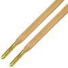 RAINBOW Odiniai plokšti batraiščiai 3 mm 80 cm, spalva rusva