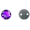 RAINBOW Prisiuvama akrilo akutė 10 mm, spalva violetinė