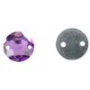 RAINBOW Prisiuvama akrilo akutė 10 mm, spalva šviesiai violetinė