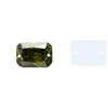 RAINBOW Prisiuvama akrilo akutė 10x15 mm, spalva šviesiai žalia