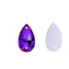 RAINBOW Prisiuvama akrilo akutė 8x13 mm, spalva violetinė