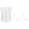 RAINBOW Skaidri elastinė juostelė petnešėlėms 8 mm, 5 m