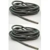 RAINBOW Stori apvalūs batraiščiai 6 mm 120 cm su sidabro spalvos antgaliais, spalva pilka