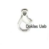 RAINBOW Užsegimas vėriniams 12x6 mm, spalva šviesaus sidabro