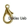 RAINBOW Užsegimas vėriniams 12x6 mm, spalva aukso