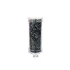 Stikliniai apvalūs karoliukai (biseris) Nr. 6/0 RainBow® plastikinėje tūbelėje 25 g, spalva 2210
