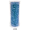 Stikliniai apvalūs karoliukai (biseris) Nr. 6/0 RainBow® plastikinėje tūbelėje 25 g, spalva 103B