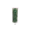 Stikliniai apvalūs karoliukai (biseris) Nr. 6/0 RainBow® plastikinėje tūbelėje 25 g, spalva 107