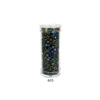 Stikliniai apvalūs karoliukai (biseris) Nr. 6/0 RainBow® plastikinėje tūbelėje 25 g, spalva 605