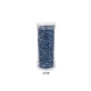 Stikliniai apvalūs karoliukai (biseris) Nr. 6/0 RainBow® plastikinėje tūbelėje 25 g, spalva 2208