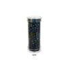 Stikliniai apvalūs karoliukai (biseris) Nr. 6/0 RainBow® plastikinėje tūbelėje 25 g, spalva 604