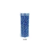 Stikliniai apvalūs karoliukai (biseris) Nr. 6/0 RainBow® plastikinėje tūbelėje 25 g, spalva 163B
