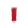 Stikliniai apvalūs karoliukai (biseris) Nr. 6/0 RainBow® plastikinėje tūbelėje 25 g, spalva 132