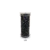 Stikliniai apvalūs karoliukai (biseris) Nr. 6/0 RainBow® plastikinėje tūbelėje 25 g, spalva 129