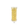 Stikliniai apvalūs karoliukai (biseris) Nr. 6/0 RainBow® plastikinėje tūbelėje 25 g, spalva 131