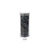 Stikliniai apvalūs karoliukai (biseris) Nr. 6/0 RainBow® plastikinėje tūbelėje 25 g, spalva 2210