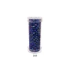 Stikliniai apvalūs karoliukai (biseris) Nr. 6/0 RainBow® plastikinėje tūbelėje 25 g, spalva 168