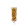 Stikliniai apvalūs karoliukai (biseris) Nr. 6/0 RainBow® plastikinėje tūbelėje 25 g, spalva 162