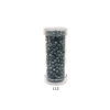 Stikliniai apvalūs karoliukai (biseris) Nr. 6/0 RainBow® plastikinėje tūbelėje 25 g, spalva 112