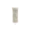Stikliniai apvalūs karoliukai (biseris) Nr. 6/0 RainBow® plastikinėje tūbelėje 25 g, spalva 1