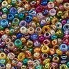 Stikliniai apvaūsi karoliukai (biseris) 6/0 RainBow® 10 g, spalva D5