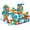 Lean Toys Šviečianti rutulių čiuožykla su blokeliais, 150 elementų