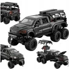 Metalinis Dodge Ram 1000 Mammoth pikapo modelis 1:24 su LED ir garsais
