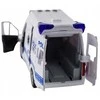Policijos automobilis su LED šviesomis, garsais ir POWER FRICTION varikliu