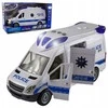 Policijos automobilis su LED šviesomis, garsais ir POWER FRICTION varikliu